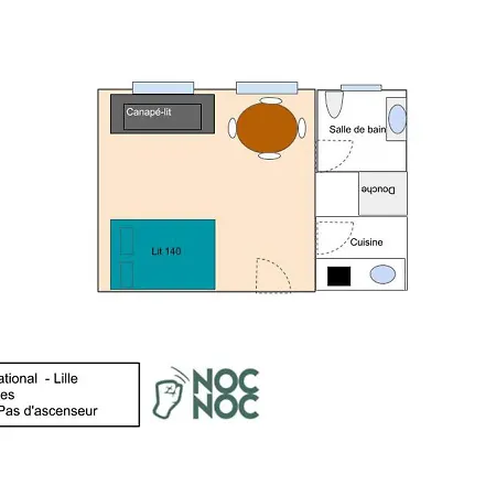 Appartement Nocnoc - Le Petit National